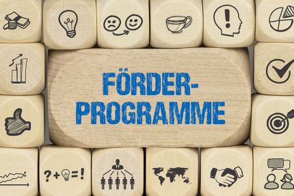 Schriftzug Förderprogramm